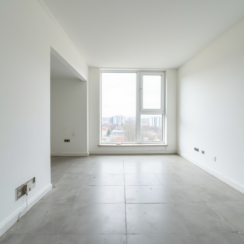Interior modern al unui apartament nou-nouț